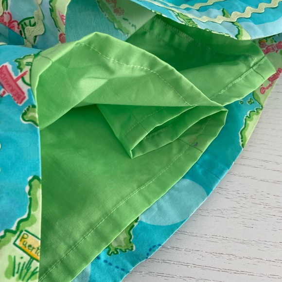 Lilly Pulitzer World Map Print Summer Sundress Size 4 - Picture 8 of 11